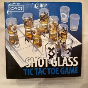 KOVOT Shot Glass Tic Tac Toe Game